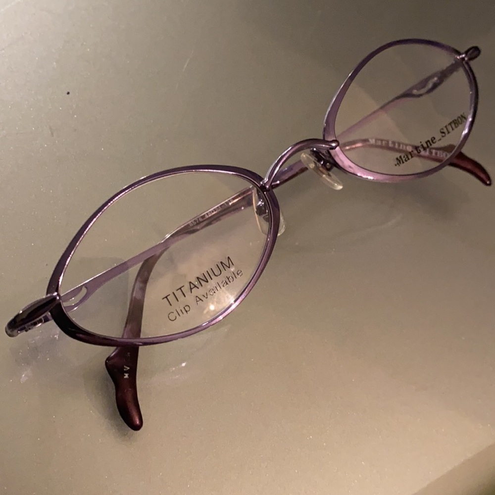 MARTINE SITBON new Titanium eyeglass frames #6576.